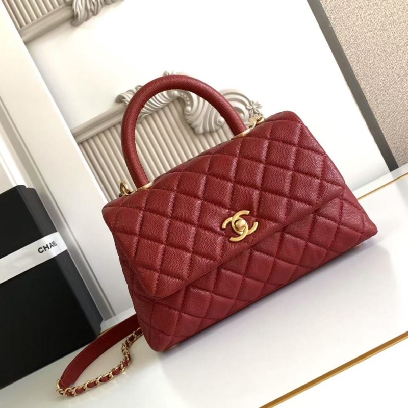 Ch**el top handle bags